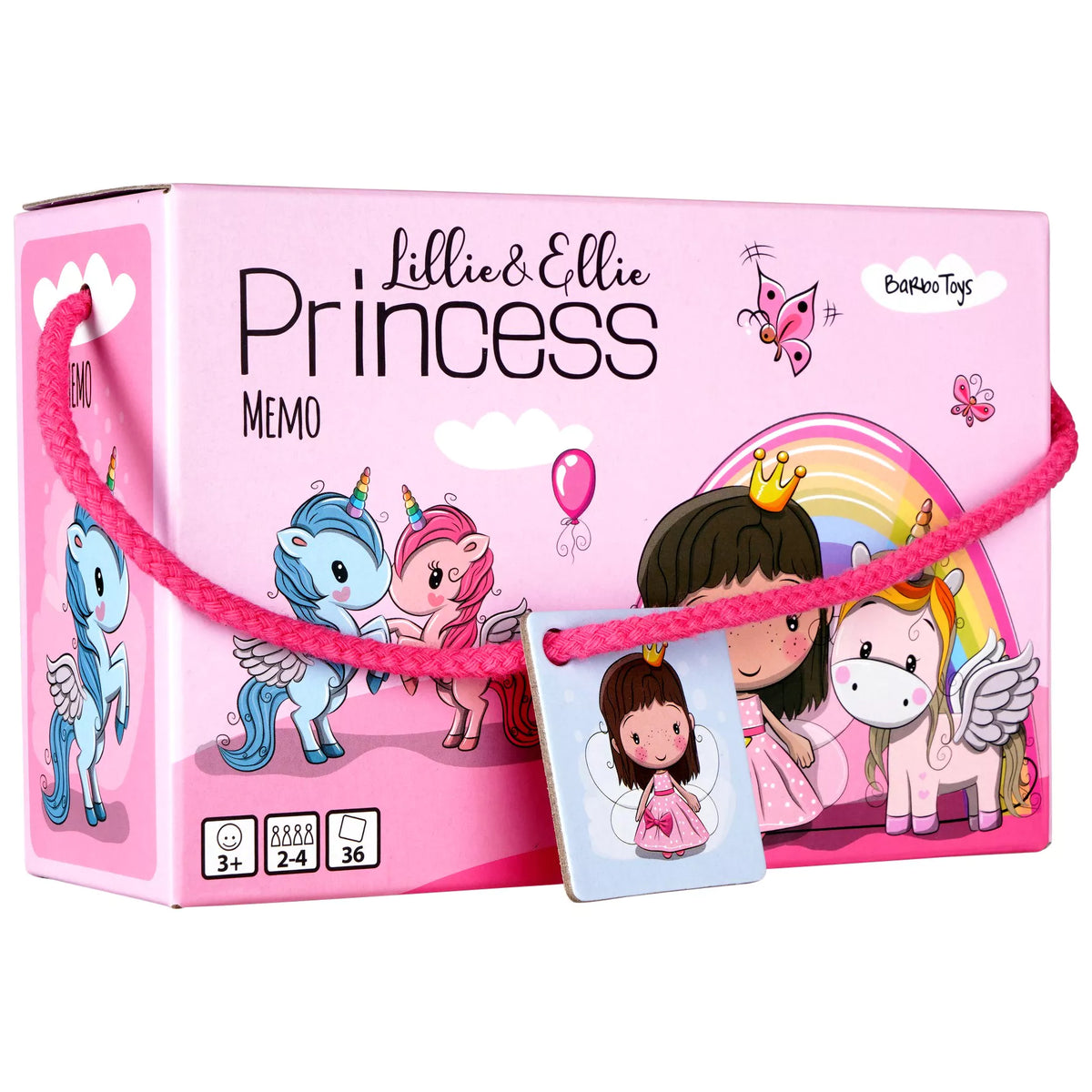 Joc de memorie cu prințesa Lillie ai unicornul Ellie