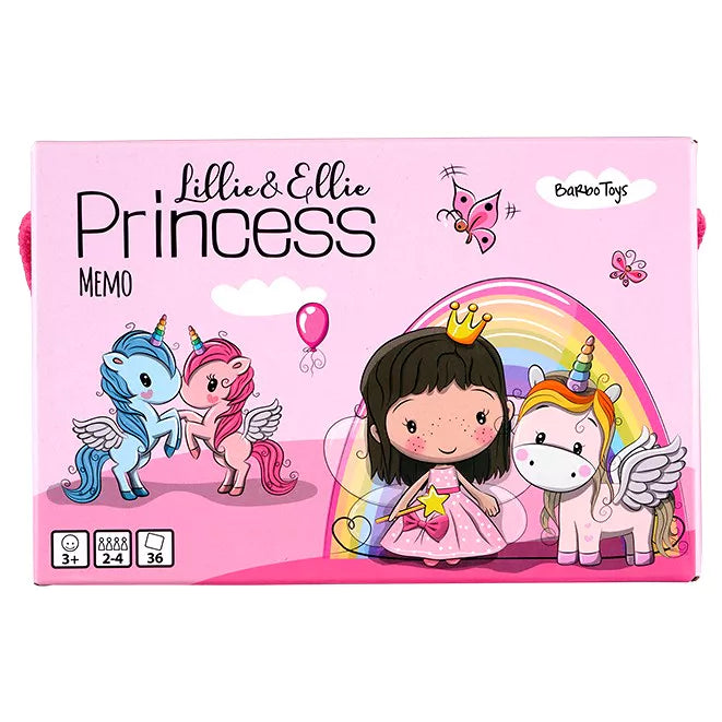 Joc de memorie cu prințesa Lillie ai unicornul Ellie